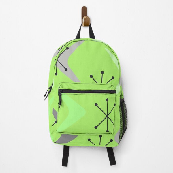 Item preview, Mid Century Boomerangs Starbursts Chartreuse designed and sold by thepixelgarden.