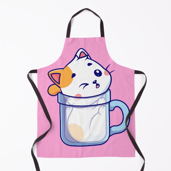Item preview, Cute Cat Stuck in Cup Cartoon Vector Icon Illustration designed and sold by hjian8219.