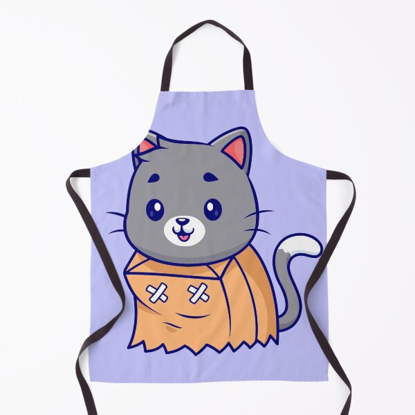 Item preview, Cute Cat with Paper Bag Cartoon Vector Icon Illustration designed and sold by hjian8219.