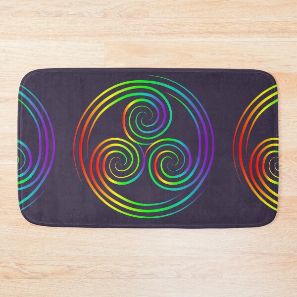Item preview, Celtic Triskelion - Wheeled Rainbow designed and sold by bunbun369.