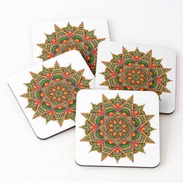 Item preview, Green and Gold Mandala designed and sold by megantheking.