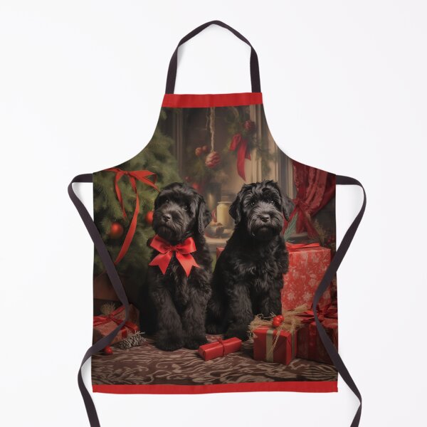 Item preview, Christmas Black Russian Terrier designed and sold by Samuelsboro.