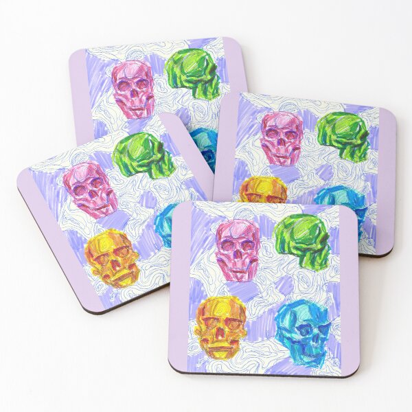 Item preview, Colorful Skulls designed and sold by Harold-Inks.