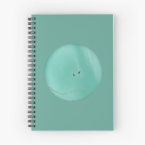 Item preview, Pareidolia Face Birds Eyes Branches Mouth - Dusty Teal Sky designed and sold by Beachy.