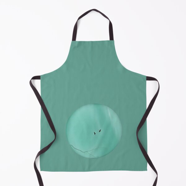 Item preview, Pareidolia Face Birds Eyes Branches Mouth - Dusty Teal Sky designed and sold by Beachy.