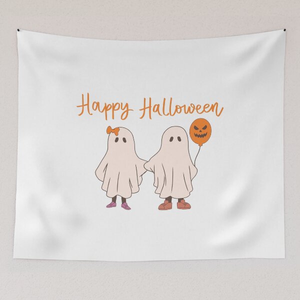Item preview, Two Ghosts Holding Hands Happy Halloween designed and sold by Samantha Trego.