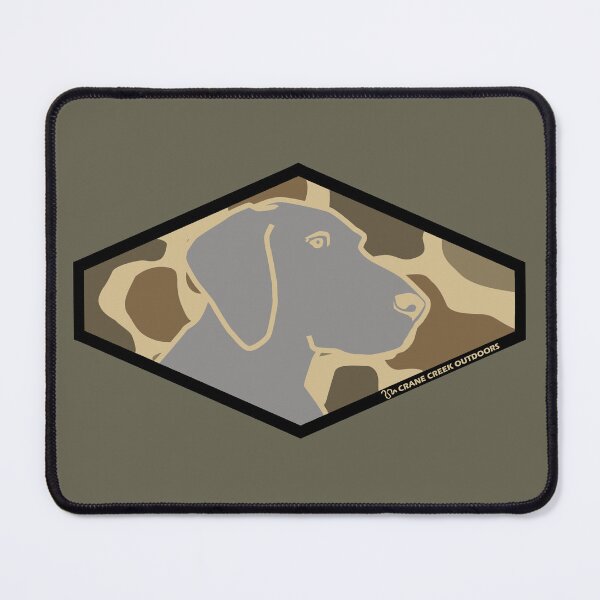 Item preview, Silver Lab Profile, Old School Camo Background designed and sold by CraneCreek.