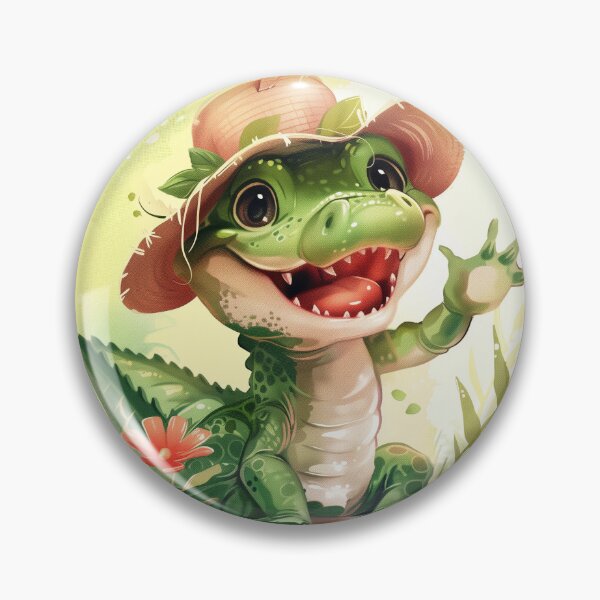 Aperçu de l'œuvre Style de peinture de dessin animé d'alligator  créée et vendue par P21digital.
