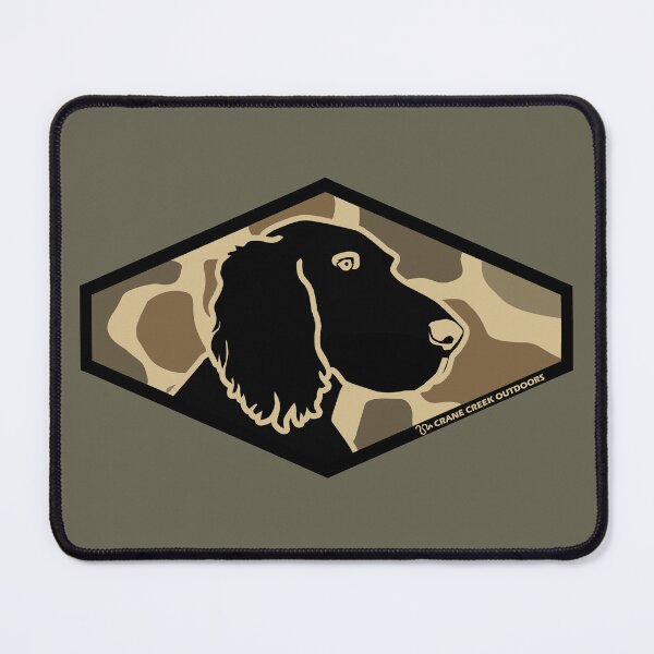 Item preview, Spaniel or Setter Profile, Old School Camo Background designed and sold by CraneCreek.