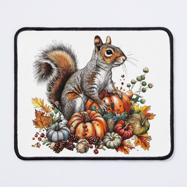 Item preview, Fall Pumpkins Squirrel designed and sold by DigitalToast.