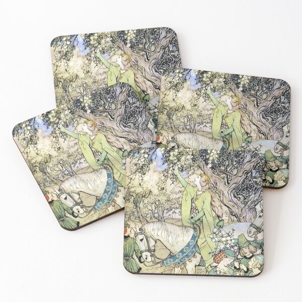 Item preview, Queen Guinevere on Mayday - Arthur Rackham designed and sold by forgottenbeauty.