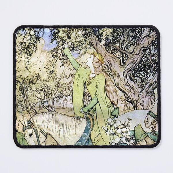 Item preview, Queen Guinevere on Mayday - Arthur Rackham designed and sold by forgottenbeauty.