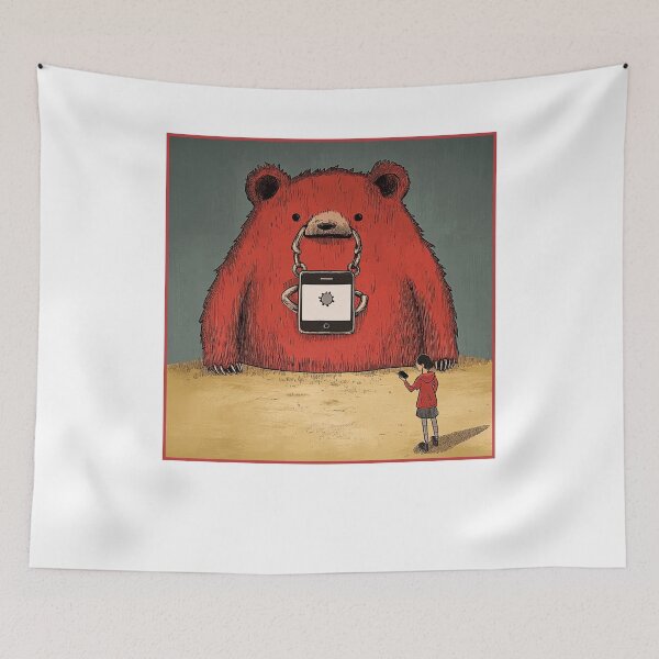 Item preview, Bear and the Red Coat designed and sold by Rahjihan.