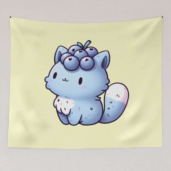 Item preview, Blueberry cat designed and sold by Anna Halasek.