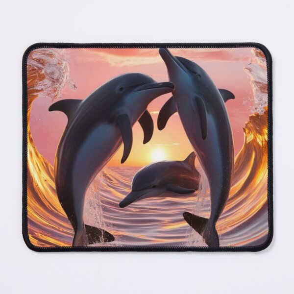 Item preview, Dolphins in the Waves designed and sold by MYSTAYA.