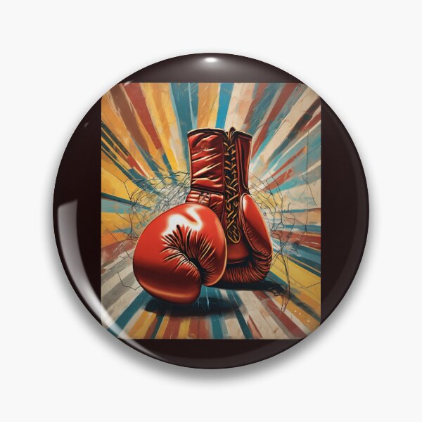 Item preview, "Vintage Boxing Gloves: Dynamic Lines Weaved in a Web of Energy" designed and sold by Artisticanvas.