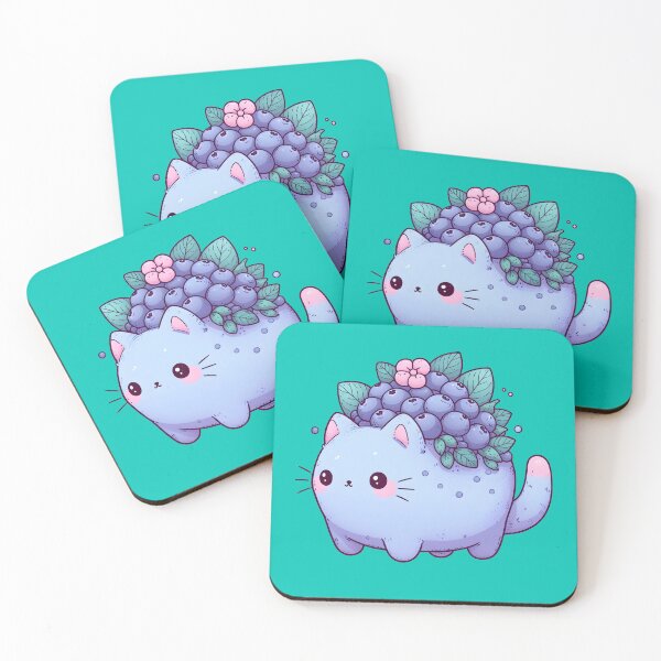 Item preview, Blueberry cat designed and sold by Anna Halasek.