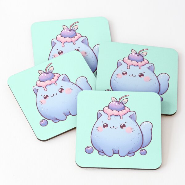Item preview, Blueberry cat designed and sold by Anna Halasek.