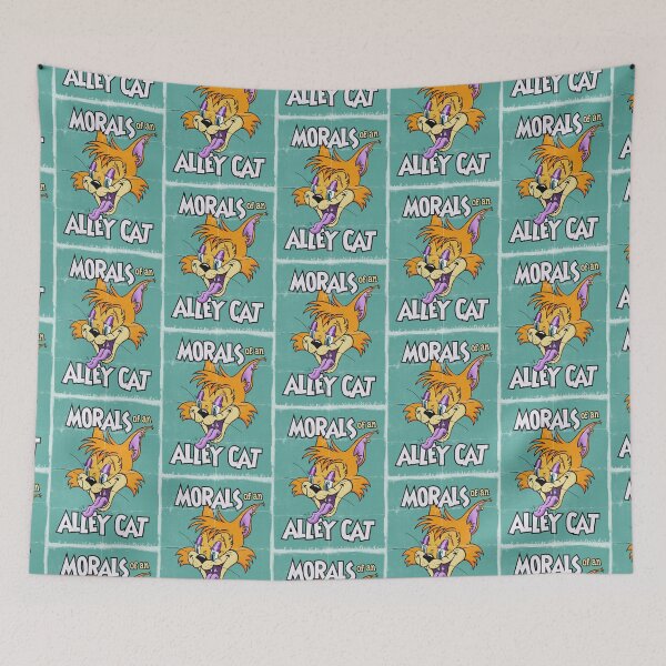 Item preview, Morals of an Alley Cat - Retro Style Poster designed and sold by monkeysoup.