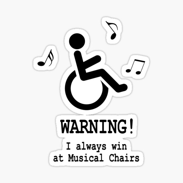 Funny Wheelchair Stickers Redbubble