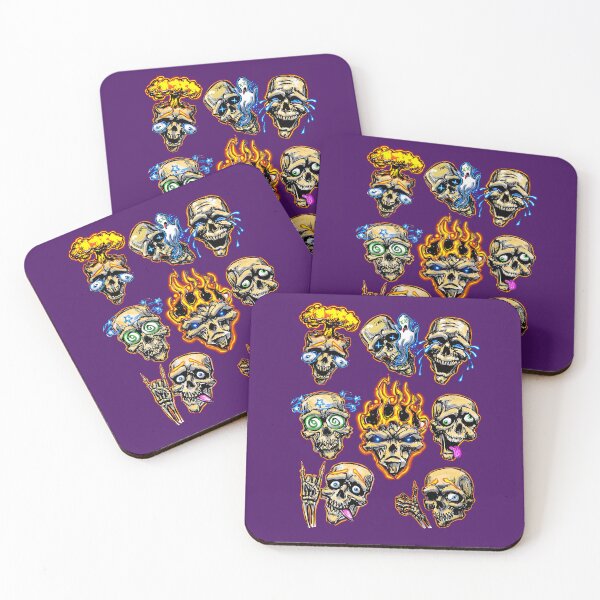 Item preview, More Silly Skull Emojis designed and sold by Shawnsonartshop.