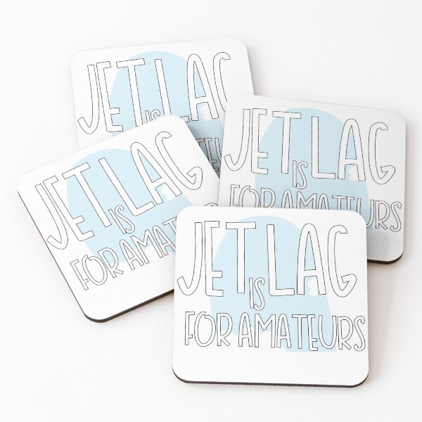 Item preview, Jet lag is for amateurs traveller aviation quote designed and sold by doodlyanddeva.