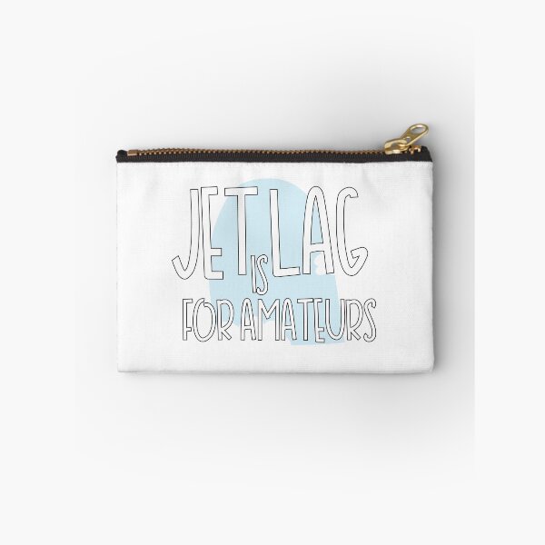 Item preview, Jet lag is for amateurs traveller aviation quote designed and sold by doodlyanddeva.