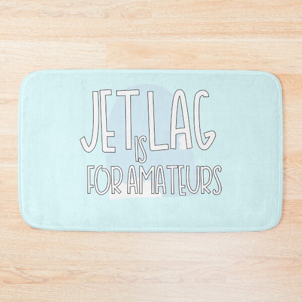 Item preview, Jet lag is for amateurs traveller aviation quote designed and sold by doodlyanddeva.