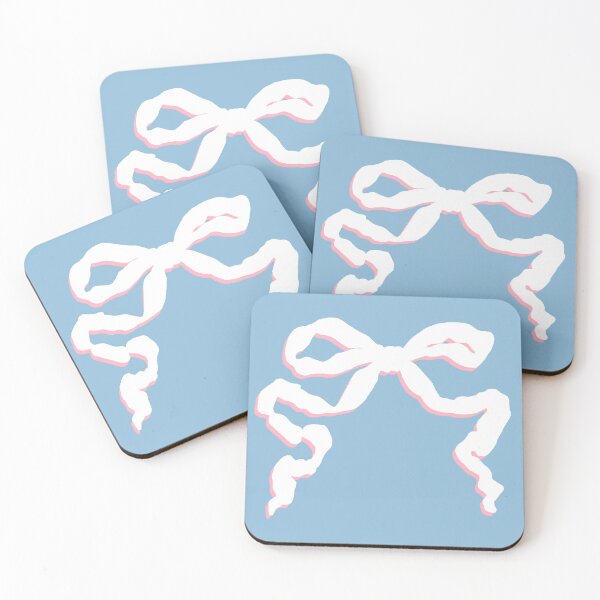 Item preview, White and Pink Ribbon Bow designed and sold by OddPopnyc.