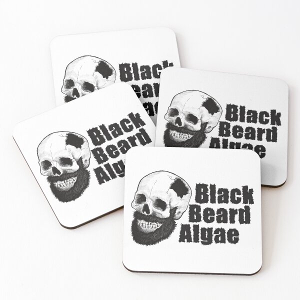 Item preview, Black Beard Algae Skull designed and sold by Bugbean.