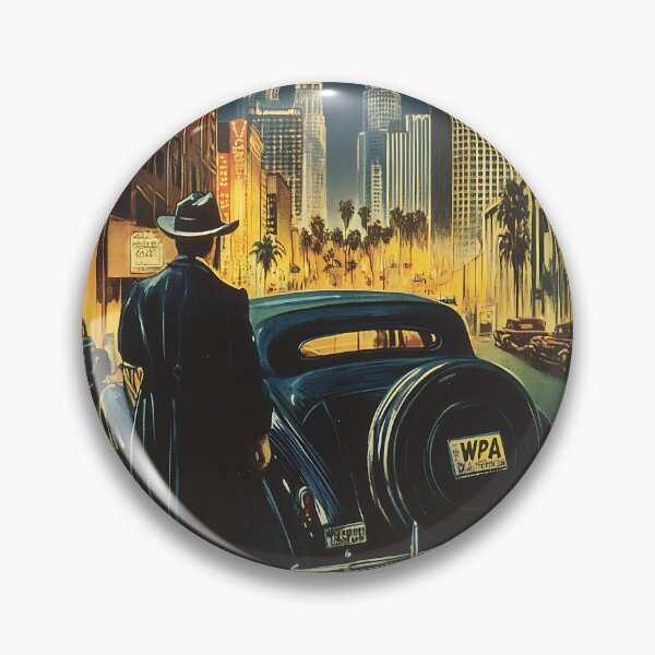 Item preview, Vintage Los Angeles Travel Poster designed and sold by Boddicca.
