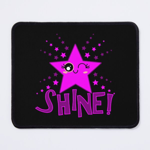 Item preview, Cute Smiling Pink Twinkle Star Shining English Shine! designed and sold by HoppRock.