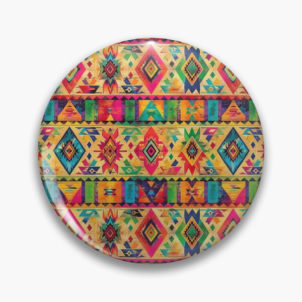 Item preview, Colorful Aztec All Over Print Pattern designed and sold by AlienOccupation.