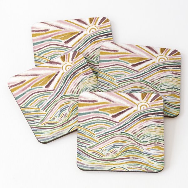 Item preview, Sunrise Over the Mountains Watercolor designed and sold by breezy729.