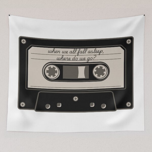 Item preview, when we fall asleep cassette designed and sold by thatSunshineGrl.