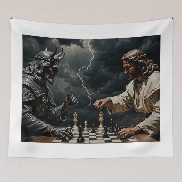 Item preview, The Eternal Chess Match: Good vs. Evil designed and sold by Ahlaena.