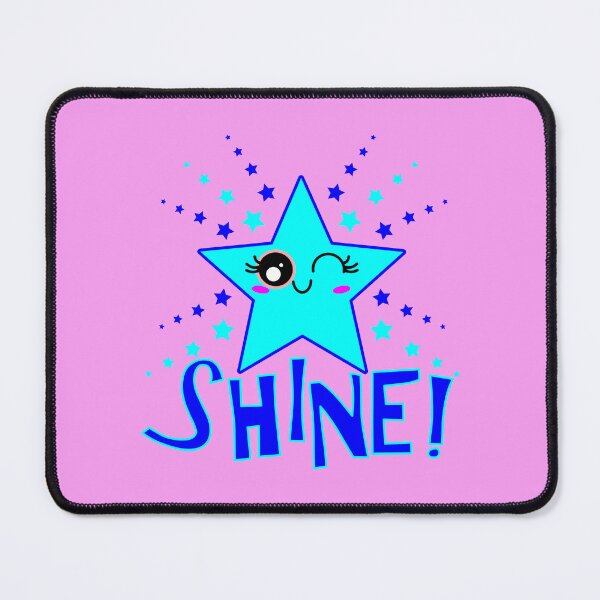 Item preview, Cute Smiling Blue Twinkle Star Shining English Shine! designed and sold by HoppRock.
