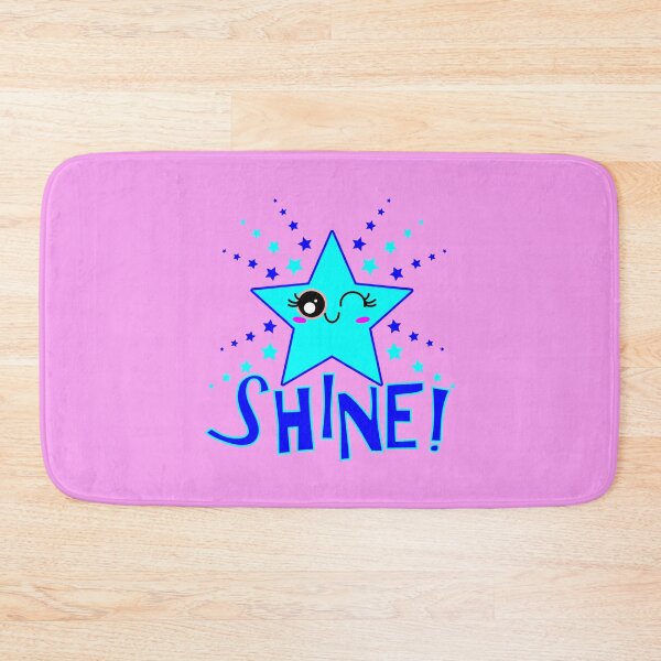 Item preview, Cute Smiling Blue Twinkle Star Shining English Shine! designed and sold by HoppRock.