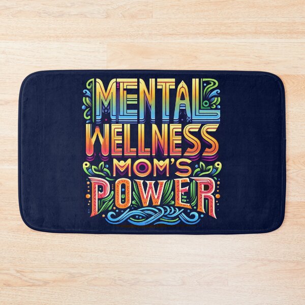 Item preview, Mental Wellness Mom's Power, typography designed and sold by maxmaj.