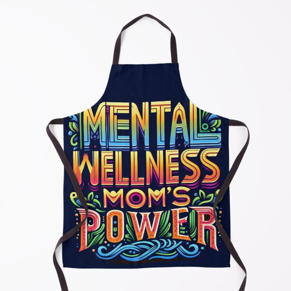 Item preview, Mental Wellness Mom's Power, typography designed and sold by maxmaj.
