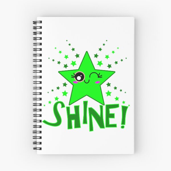 Item preview, Cute Smiling Green Twinkle Star Shining English Shine! designed and sold by HoppRock.