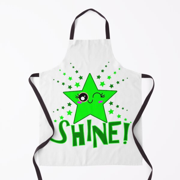 Item preview, Cute Smiling Green Twinkle Star Shining English Shine! designed and sold by HoppRock.