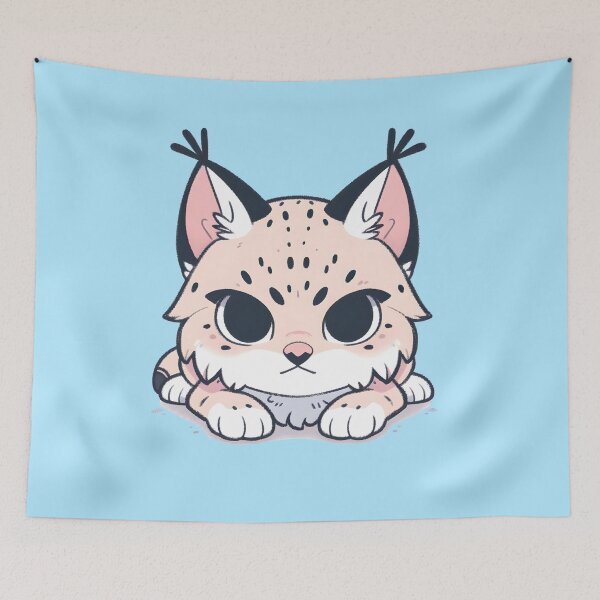 Item preview, Cute Lynx. #LynxLoverGift #LynxMom #LynxDad #LynxLover #LynxOwner #Lynx designed and sold by Anna Halasek.