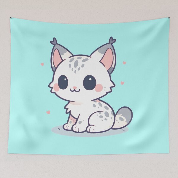 Item preview, Cute Lynx. #LynxLoverGift #LynxMom #LynxDad #LynxLover #LynxOwner #Lynx designed and sold by Anna Halasek.