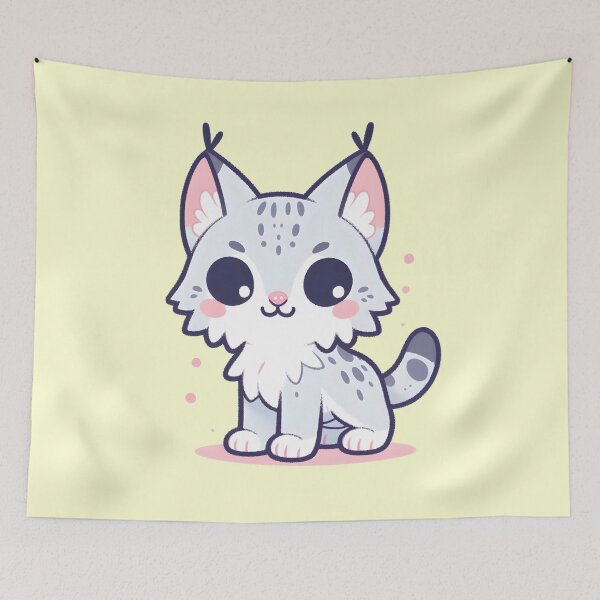 Item preview, Cute Lynx. #LynxLoverGift #LynxMom #LynxDad #LynxLover #LynxOwner #Lynx designed and sold by Anna Halasek.
