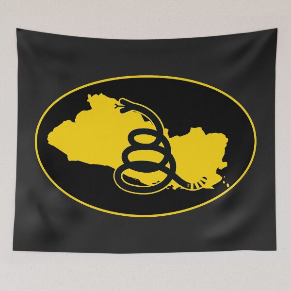 Item preview, El SALVADOR - Freedom Is The Superpower - Modern Gadsden Snake Flag - Dont Tread On Me design designed and sold by pelagio.