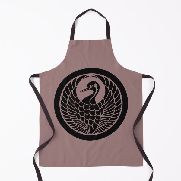 Item preview, Traditional Japanese Samurai crest: Maru ni Tsuru no maru - Umenezumi designed and sold by Onigokko.