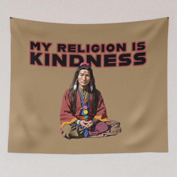 Item preview, MY RELIGION IS KINDNESS designed and sold by La Loca.
