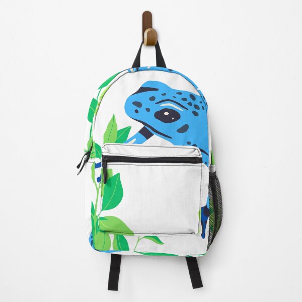 Item preview, Tropical Frog in Jungle (Blue) designed and sold by QualityPostings.