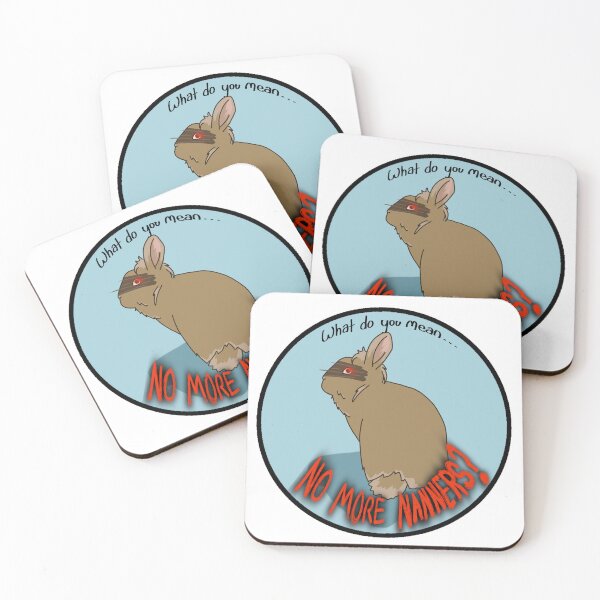 Item preview, “No more nanners?” Bunny banana sticker designed and sold by Entomologyco.